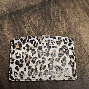 NWOT 4th and Union Cheetah Print Card Case
